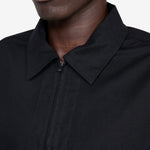 Half Zip Pull On Shirt Black