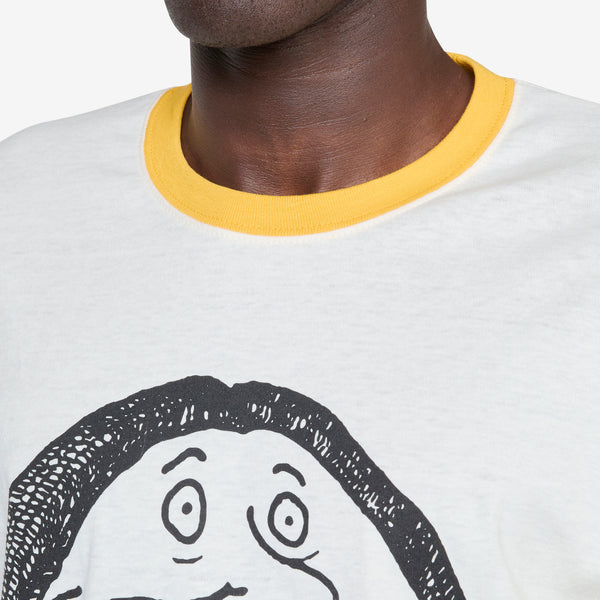 Mouthful Ringer T-Shirt Natural