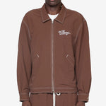 Nylon Running Jacket Mocha Brown