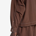 Nylon Running Jacket Mocha Brown