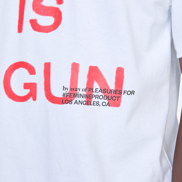 Girl Is A Gun T-Shirt White