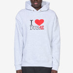 I <3 Dub Heather Grey Hoodie