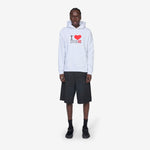 I <3 Dub Heather Grey Hoodie