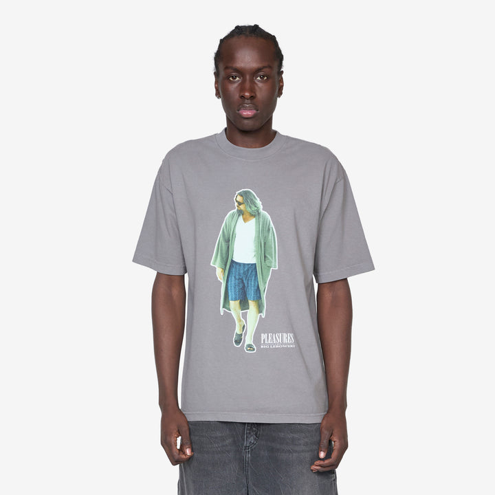 Dude T-Shirt Charcoal Front