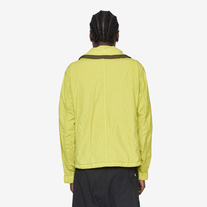 Contrast Flatt Nylon Hooded Jacket Cress Green Jackets