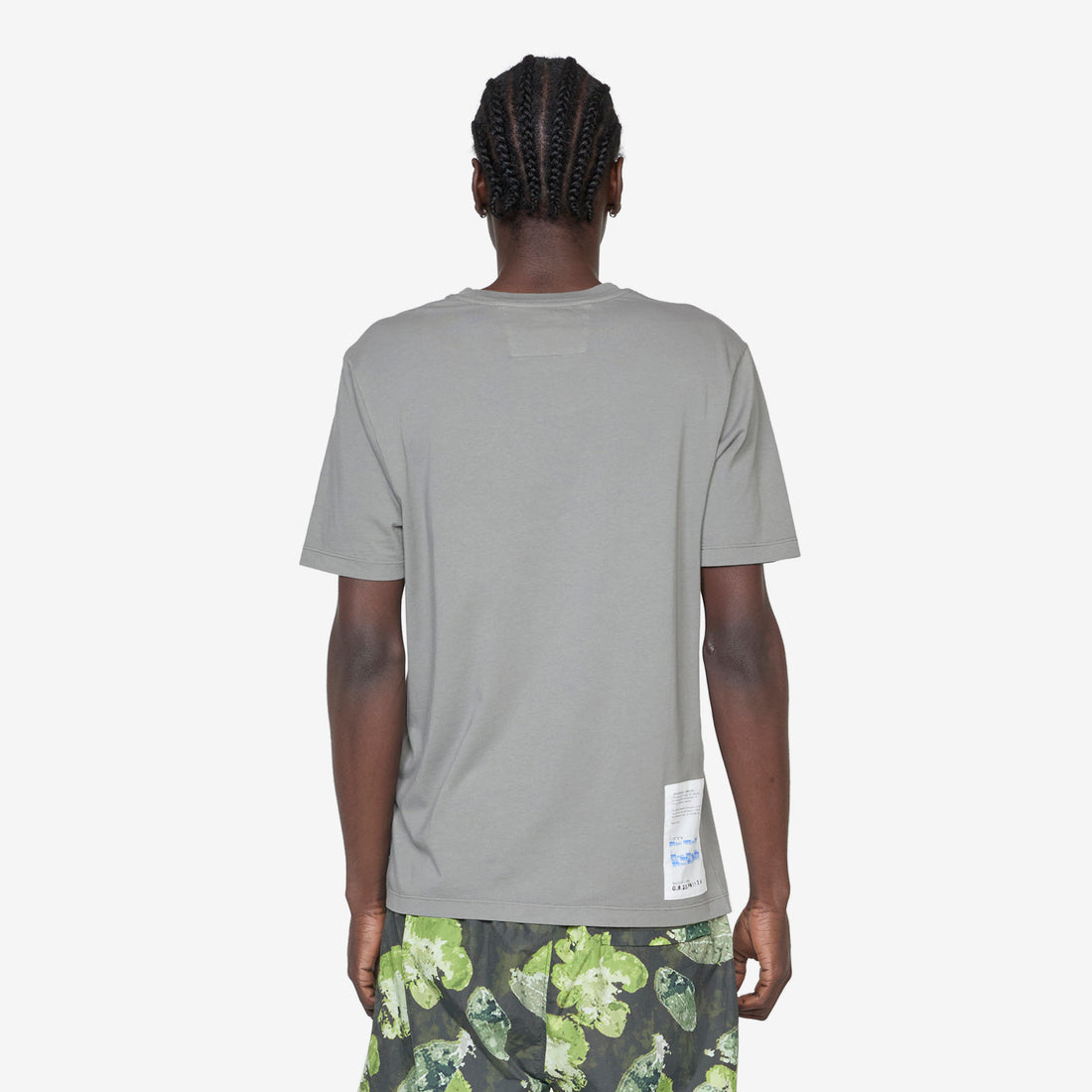 24/1 Jersey Horizontal Logo T-Shirt Smoked Pearl Tees