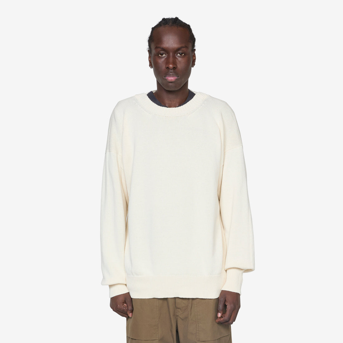 Cross Over Crew Ecru Jumpers