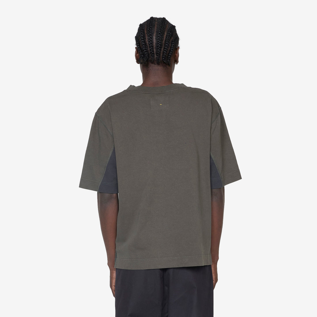 Panel T-Shirt Assam | Off Black Tees