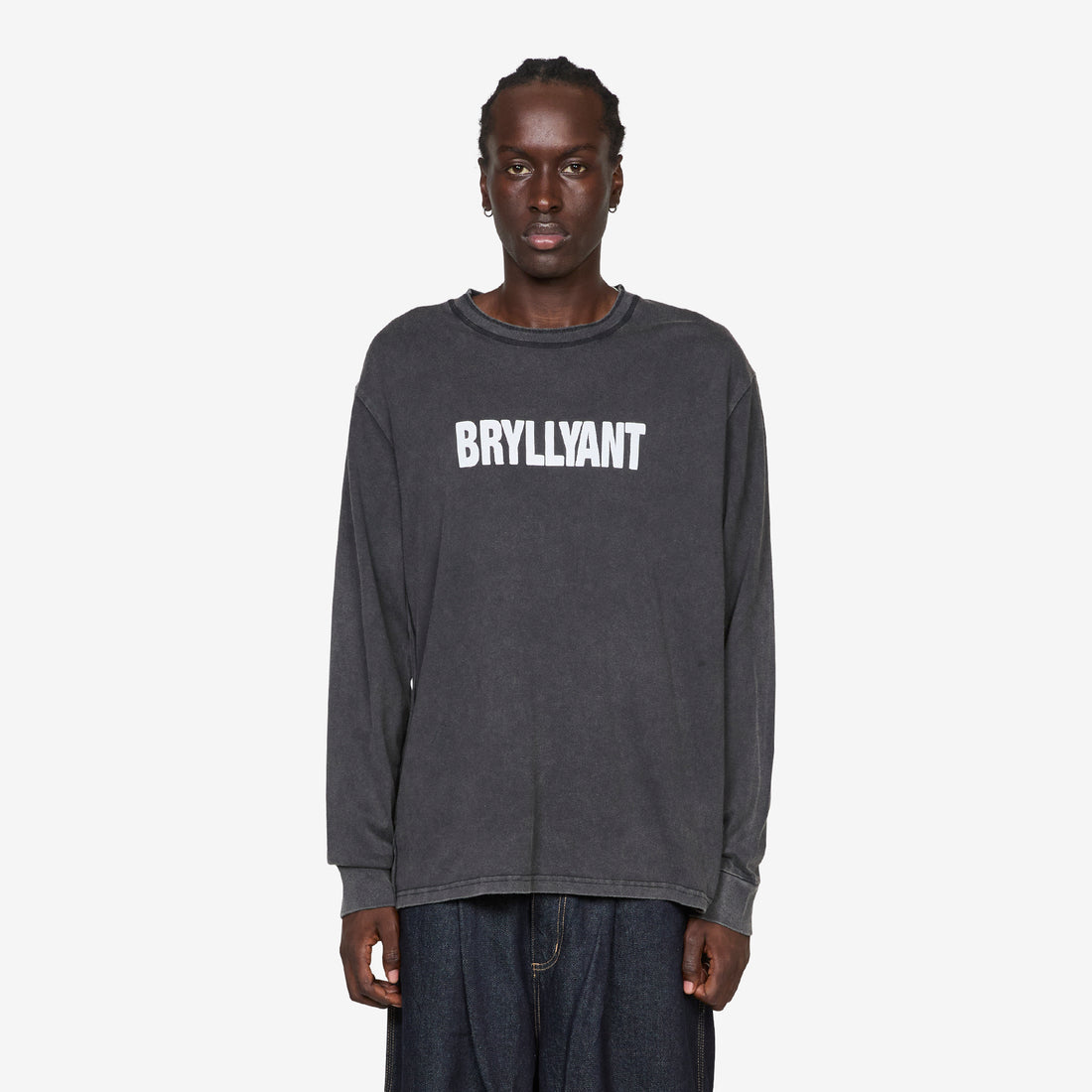 Bryllyant Longsleeve T-Shirt Vintage Black Tees