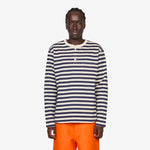 Longsleeve Henley T-Shirt Natural | Navy