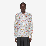 Floral Shirt White | Red | Purple