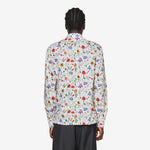 Floral Shirt White | Red | Purple