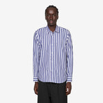 Logos Stripe Shirt Navy | White