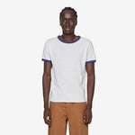Contrast Trim T-Shirt Chalk