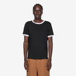 Contrast Trim T-Shirt Black