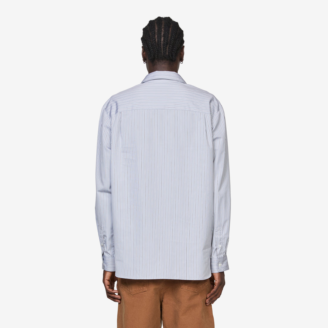 Malo Poplin Shirt Light Grey Shirts