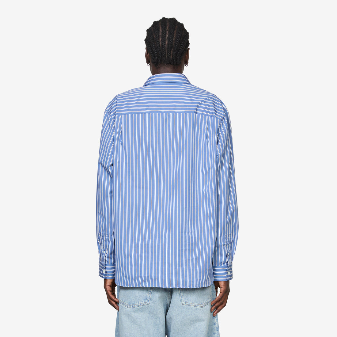 Malo Poplin Shirt Glacier Blue Shirts