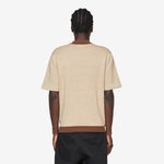 Half Zip Knit Polo Animal Jacquard Giraffe