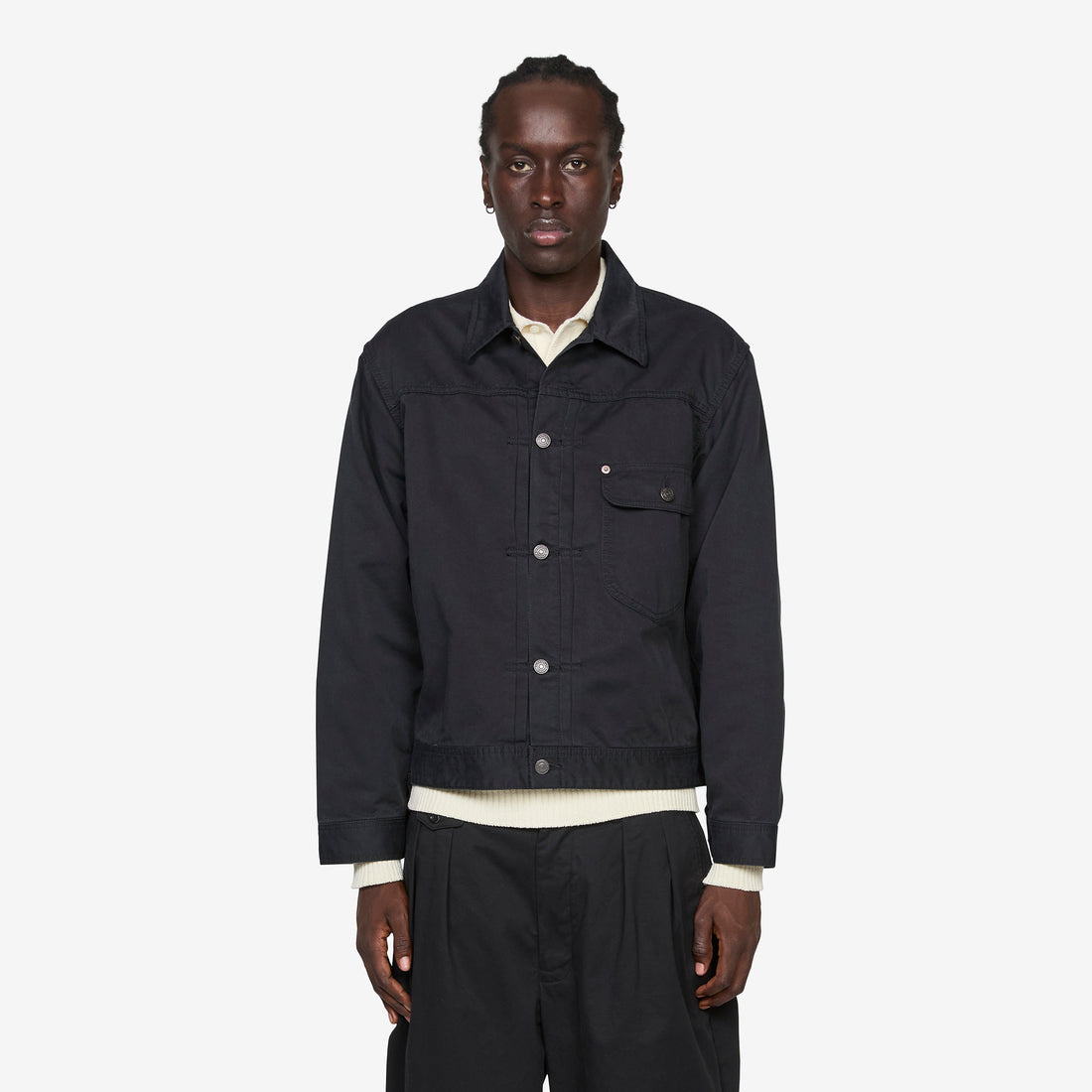 Digger Jacket 62 Twill Black Jackets