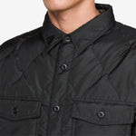 Military Down Shirt Black