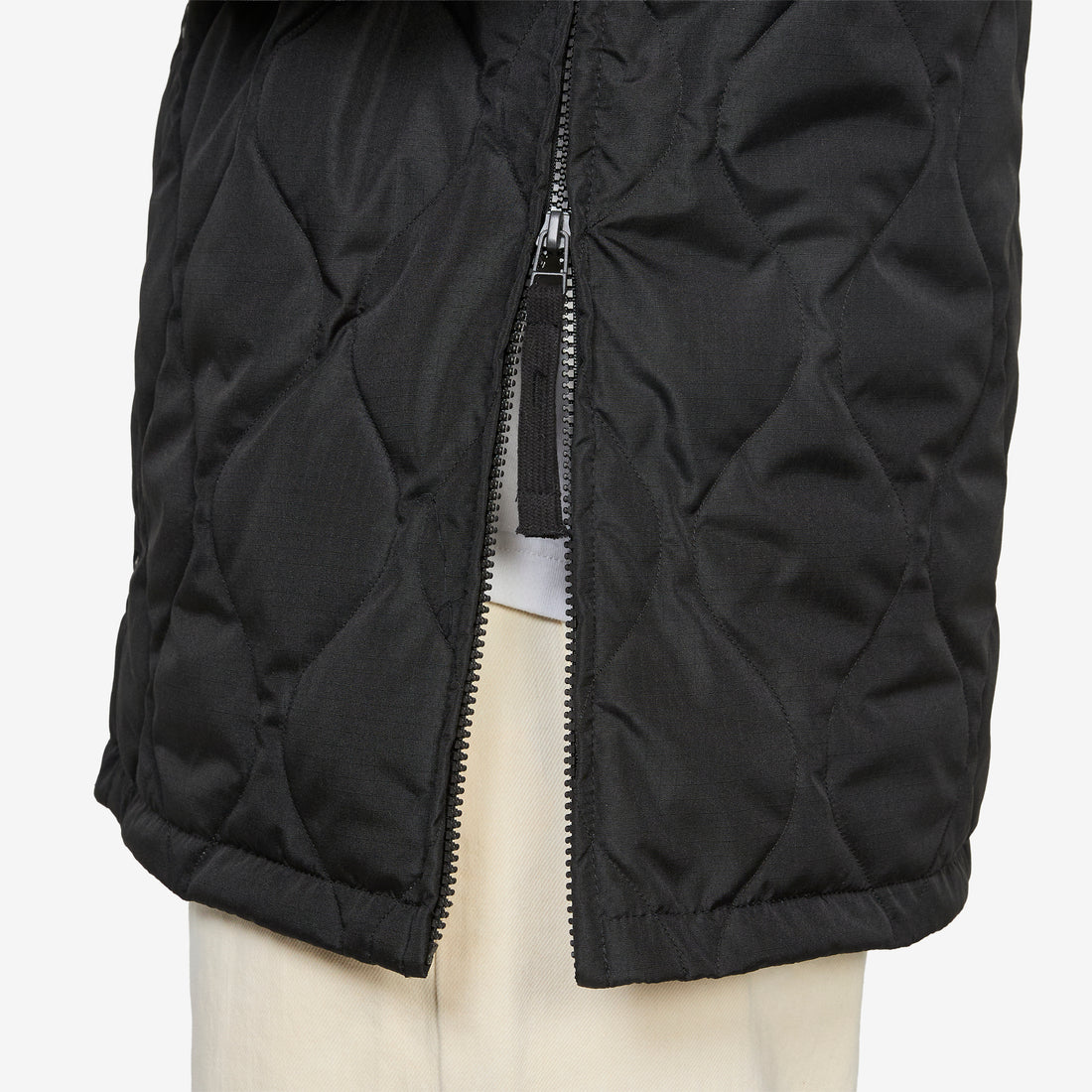 Military Down Shirt Black Shirts