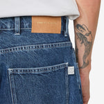 Duma Pleated Denim Jeans Worn Denim