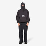 OG Logo Mask Hoodie Washed Black
