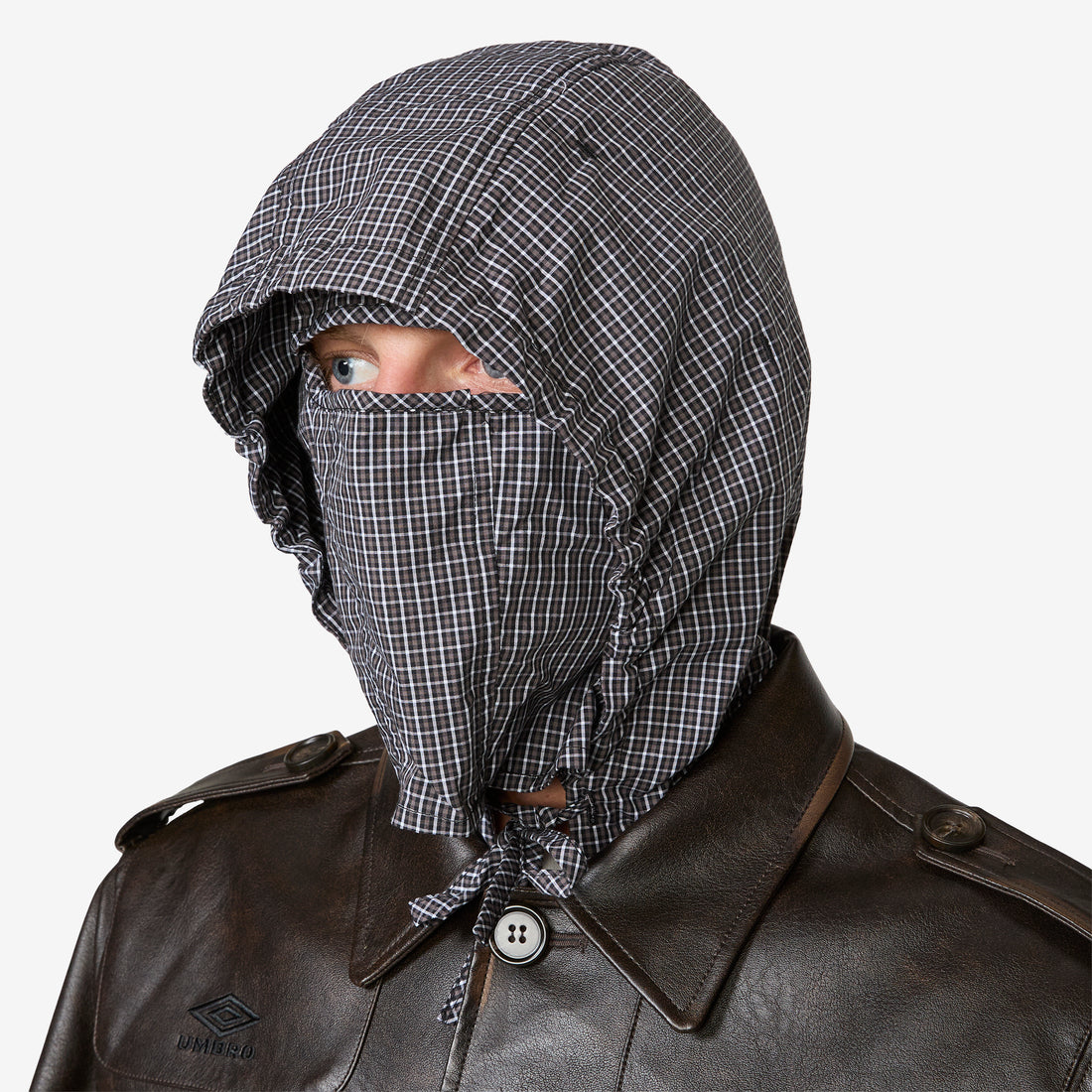 Eco Leather Service Jacket Burnt Brown Jackets