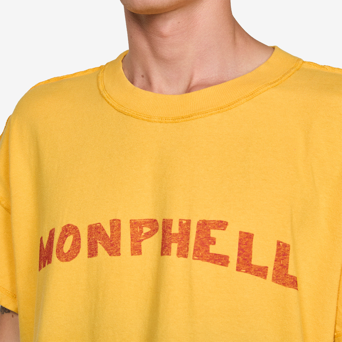 Rhuki T-Shirt Yellow Logo Tees
