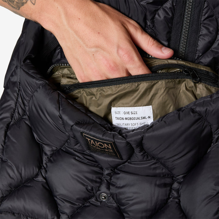 Military Messenger Down Bag (M) Black