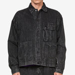 Bleach Twill Shirts Jacket Black