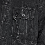 Bleach Twill Shirts Jacket Black