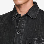 Bleach Twill Shirts Jacket Black