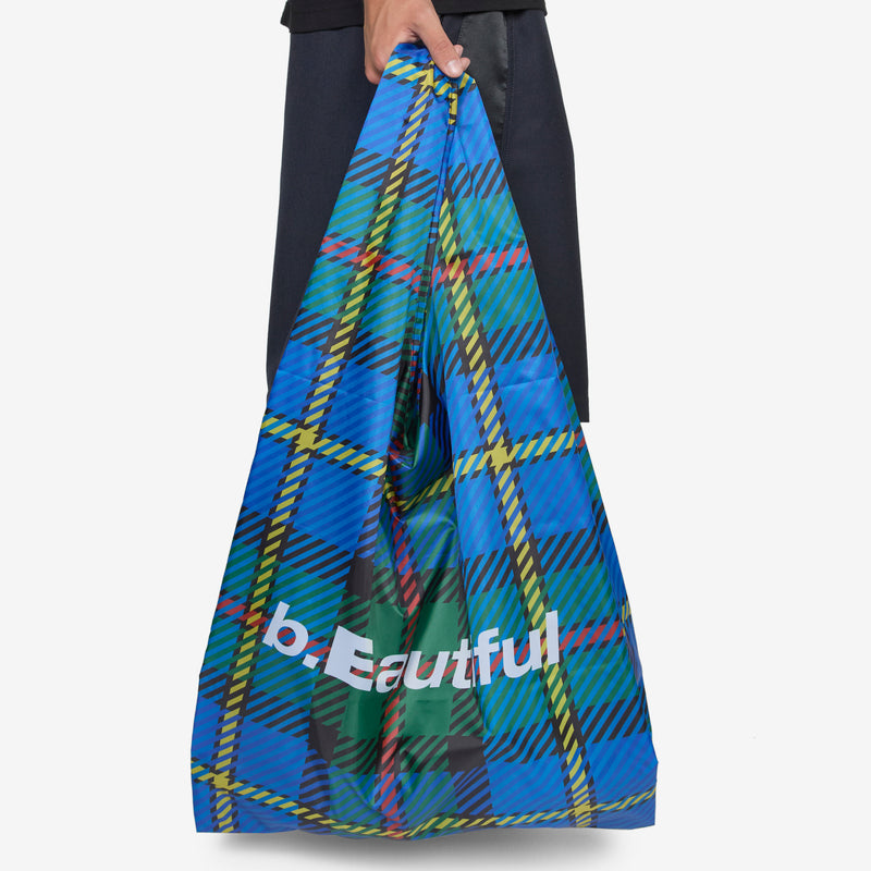 MacLeod Tartan XL Reusable Bag Blue | Green Bags