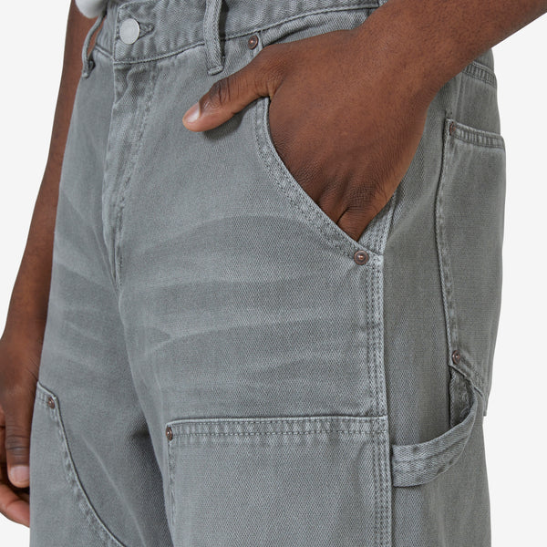 Faded Carpenter Pant Olive Grey