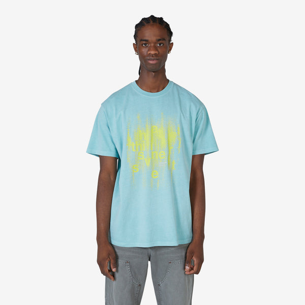 Brushed Paint T-Shirt Teal