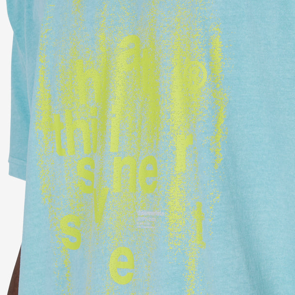 Brushed Paint T-Shirt Teal