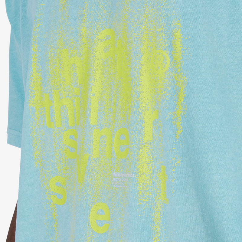 Brushed Paint T-Shirt Teal