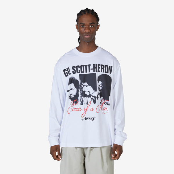 Gil Scott Heron x Longsleeve T-Shirt White