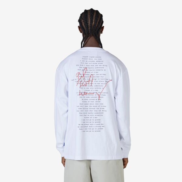 Gil Scott Heron x Longsleeve T-Shirt White