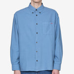 Mateo Logo Shirt Blue Grey