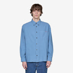 Mateo Logo Shirt Blue Grey