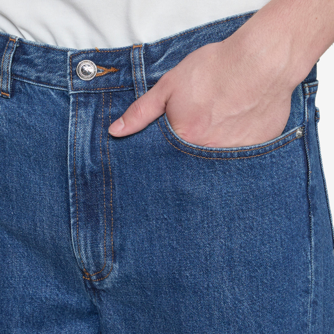 Martin Jean Stonewashed Indigo Pants