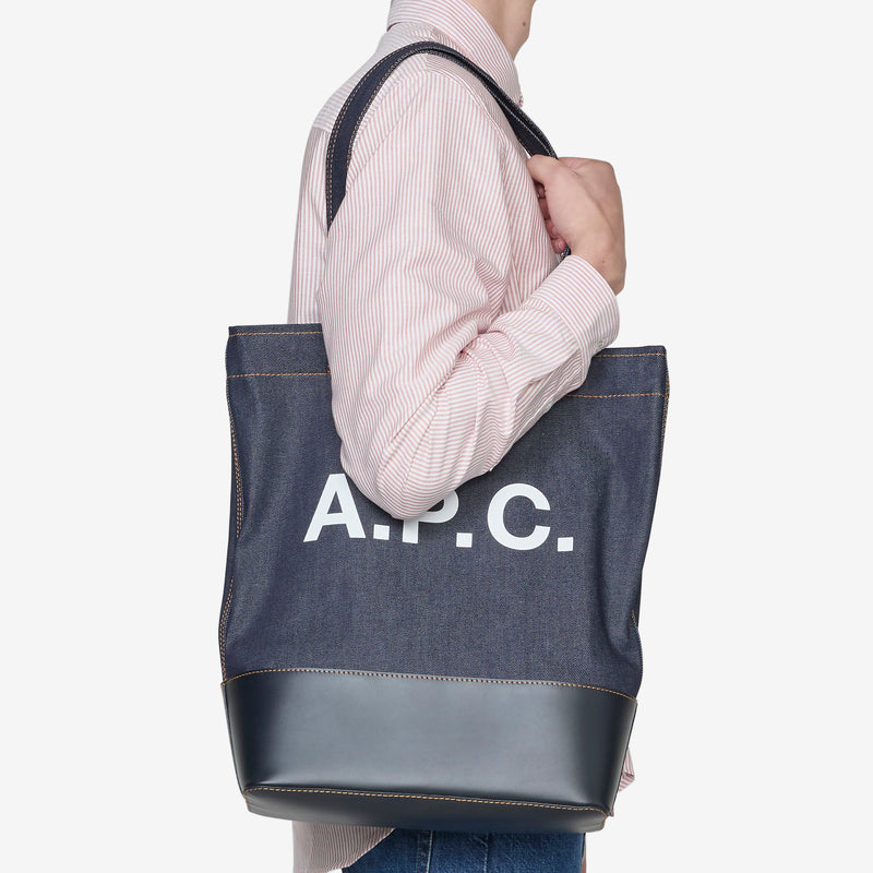 Axel Tote Bag Dark Navy Blue Bags