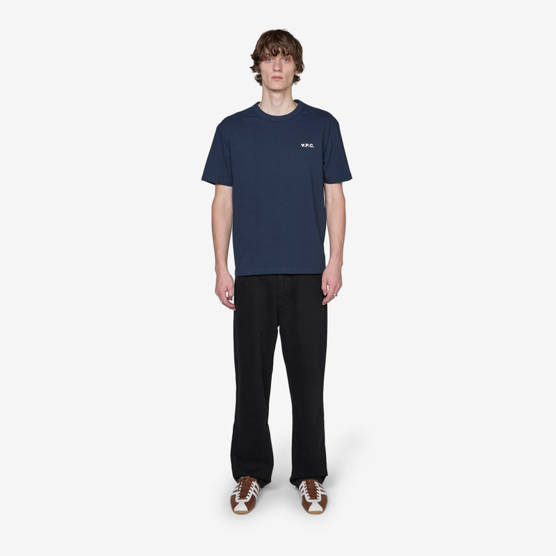 Boxy Petit VPC T-Shirt Dark Navy | Ecru Tees