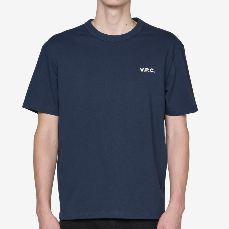 Boxy Petit VPC T-Shirt Dark Navy | Ecru Tees