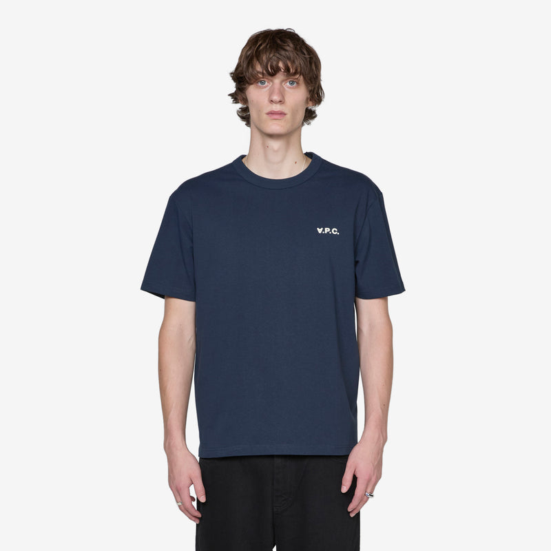 Boxy Petit VPC T-Shirt Dark Navy | Ecru Tees