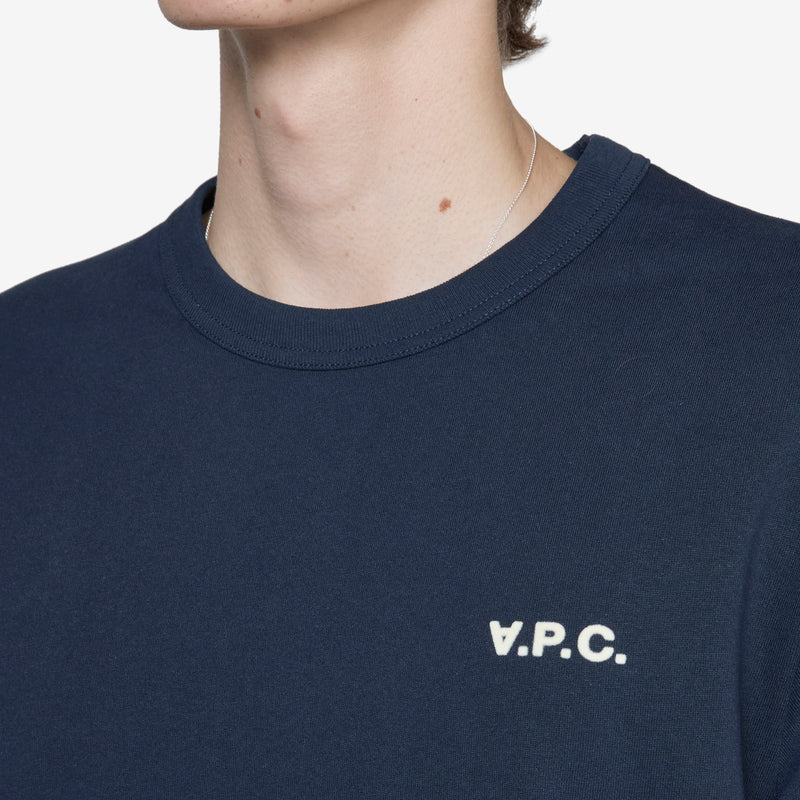 Boxy Petit VPC T-Shirt Dark Navy | Ecru Tees