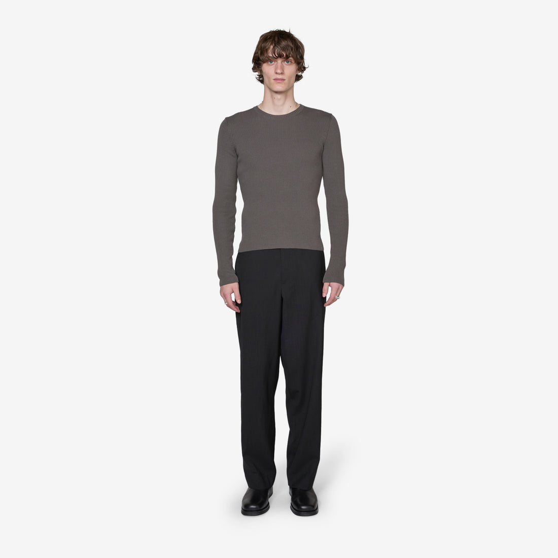 Compact Roundneck Fog Clean Cotton Jumpers