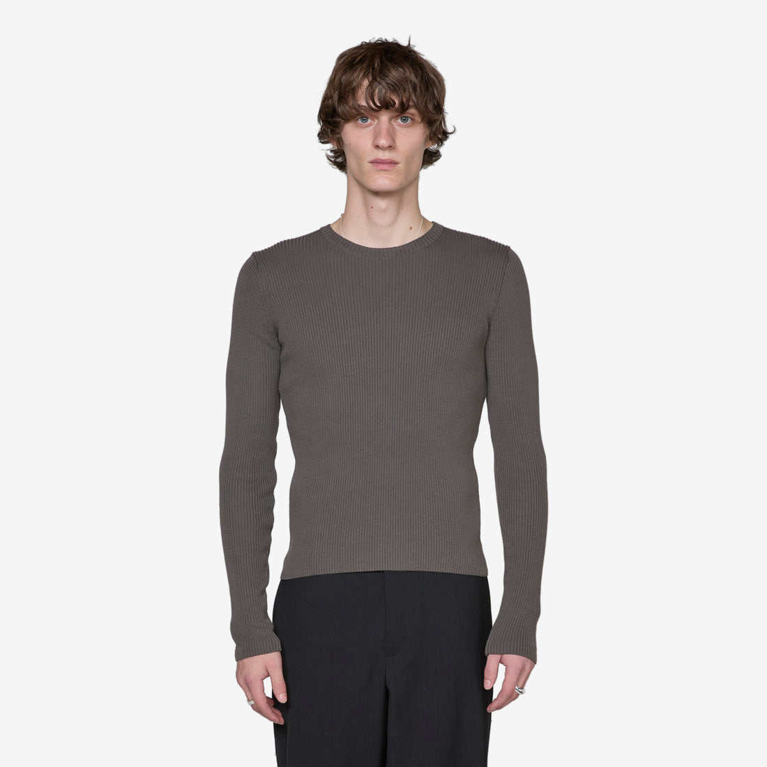 Compact Roundneck Fog Clean Cotton Jumpers